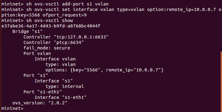 Mininet VxLAN