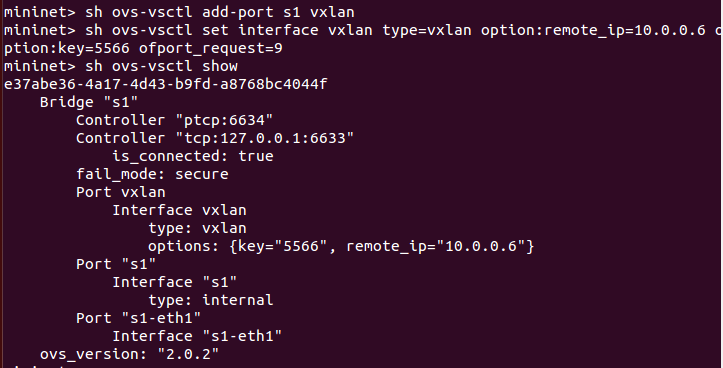 Mininet VxLAN